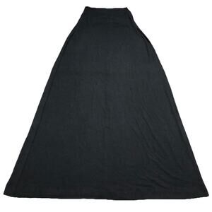 Leset LAUREN HIGH WAIST MAXI SKIRT Size XS Black MSRP 160$